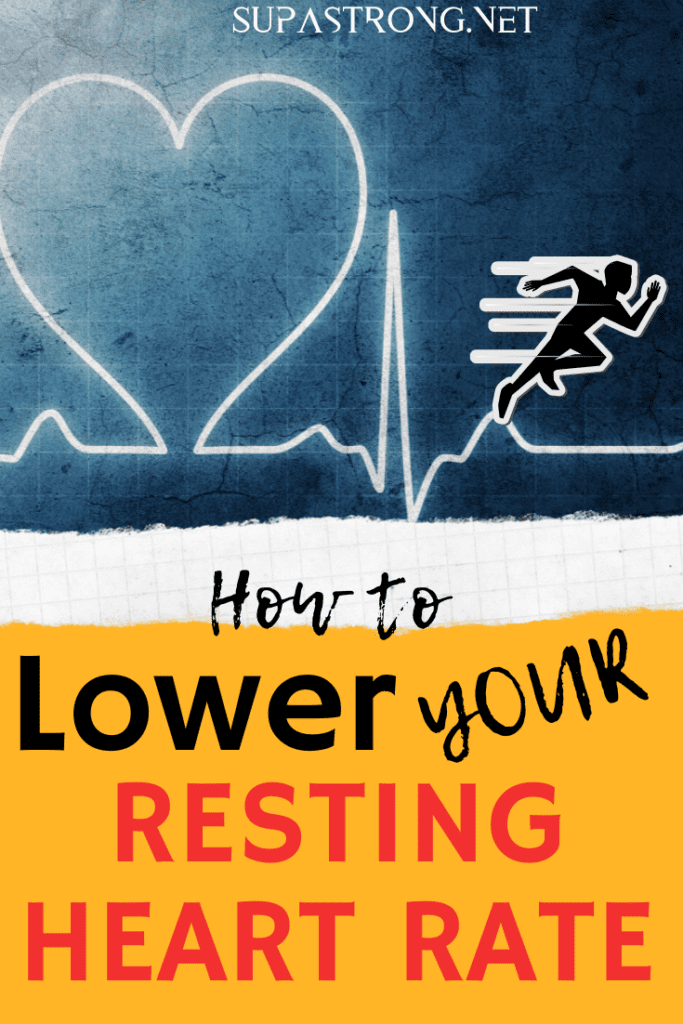 how to lower your resting heart rate pin