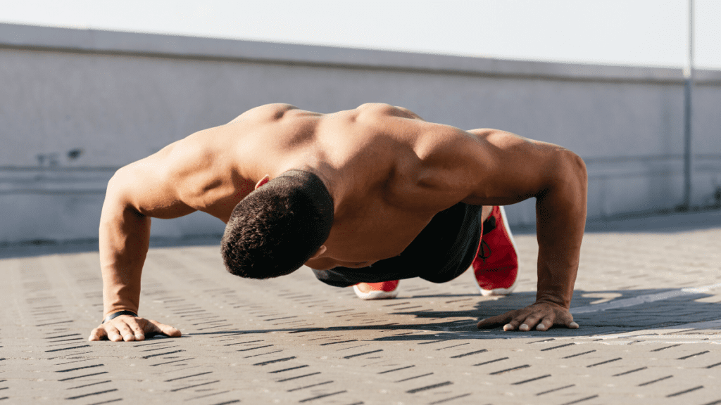 tempo push ups to build muscle at home